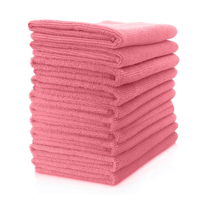 Pro Microfibre Cloth (Pink) Pack of 10