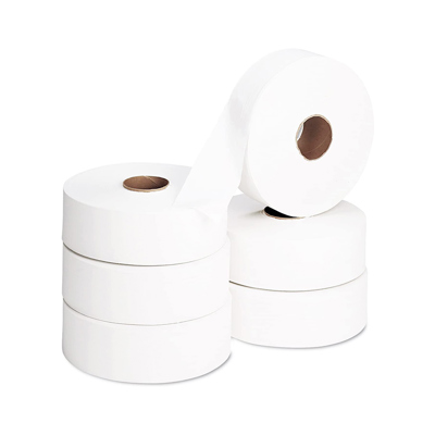 2 Ply Jumbo Toilet Rolls 76mm Core 300m