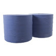2 Ply Blue Industrial Wiper Rolls (2 x 400m)