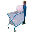 Service Cart Blue, Clear Vinyl Sack 321ltr