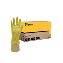Yellow Powder Free Vinyl Gloves (Medium)