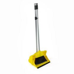 Yellow Lobby Dustpan & Brush