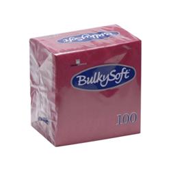 2 PLY 33CM NAPKIN- BORDEAUX