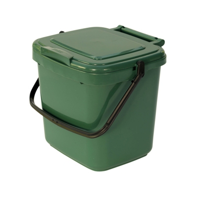 Waste Caddy 7 Litre Green