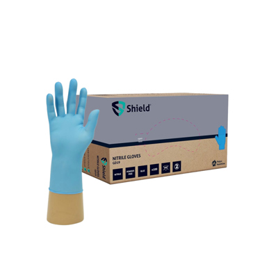 Nitrile Blue Powder Free Gloves (Small)