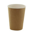 12oz Kraft Ripple Paper Cup